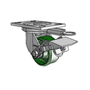 6.04209.131 BRK1 MTG52 Colson Swivel Caster