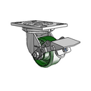 6.04209.135 BRK1 Colson Swivel Caster