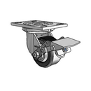 6.04209.331 BRK1 TG1 Colson Swivel Caster