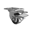 6.04209.339 BRK1 MTG52 TG1 Colson Swivel Caster