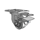 6.04209.455 BRK1 MTG52 Colson Swivel Caster