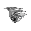 6.04209.459 COND BRK1 MTG52 Colson Swivel Caster