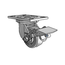 6.04209.4E1 BRK1 TG1 Colson Swivel Caster