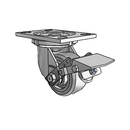 6.04209.4F9 BRK1 Colson Swivel Caster