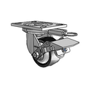 6.04209.831 BRK1 MTG52 TG1 Colson Swivel Caster