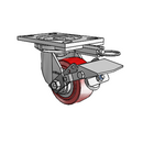 6.04209.925 BRK1 MTG62 TG1 Colson Swivel Caster