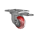 6.04209.9PC MTG52 Colson Swivel Caster