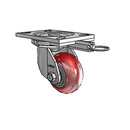 6.04209.9PC MTG62 Colson Swivel Caster