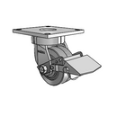 6.04289.451 MTG4 BRK1 Colson Kingpinless Swivel Caster