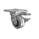 6.04289.459 COND MTG64 BRK3 Colson Kingpinless Swivel Caster