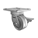 6.04289.459 MTG4 BRK3 Colson Kingpinless Swivel Caster