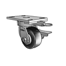 6.04289.4B9 MTG62 BRK3 TG1 Colson Kingpinless Swivel Caster