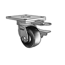 6.04289.4B9 MTG64 BRK3 Colson Kingpinless Swivel Caster