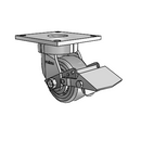 6.04289.4F1 MTG4 BRK1 TG1 Colson Kingpinless Swivel Caster