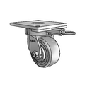 6.04289.4F1 MTG64 TG1 Colson Kingpinless Swivel Caster