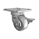 6.04289.4F9 MTG4 BRK3 Colson Kingpinless Swivel Caster