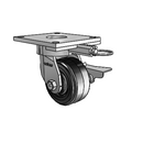 6.04289.649.7 MTG64 BRK3 Colson Kingpinless Swivel Caster