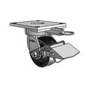 6.04289.835 MTG64 BRK1 Colson Kingpinless Swivel Caster