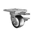 6.04289.839 MTG64 BRK3 TG1 Colson Kingpinless Swivel Caster