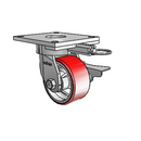 6.04289.941.7 MTG64 BRK3 Colson Kingpinless Swivel Caster