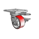 6.04289.949.7 MTG64 BRK3 Colson Kingpinless Swivel Caster