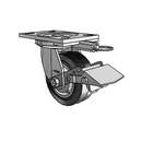 6.05209.451.2 BRK1 MTG62 TG1 Colson Swivel Caster