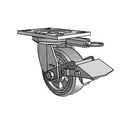6.05209.4F1 BRK1 MTG52 Colson Swivel Caster
