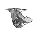 6.05209.4F5 BRK1 TG1 Colson Swivel Caster