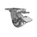 6.05209.4F9 BRK1 MTG62 TG1 Colson Swivel Caster