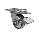 6.05209.534 BRK1 MTG52 TG1 Colson Swivel Caster