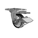 6.05209.539 BRK1 MTG52 TG1 Colson Swivel Caster