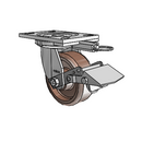 6.05209.832 HT BRK1 MTG62 Colson Swivel Caster
