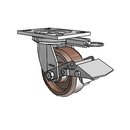 6.05209.834 HT BRK1 MTG52 Colson Swivel Caster