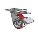 6.05209.931 BRK1 MTG52 Colson Swivel Caster