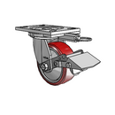 6.05209.931 BRK1 MTG62 TG1 Colson Swivel Caster