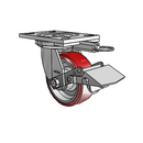 6.05209.935 BRK1 MTG62 Colson Swivel Caster