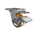 6.05209.939.3 BRK1 MTG52 Colson Swivel Caster