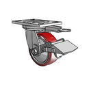 6.05209.939 BRK1 MTG52 TG1 Colson Swivel Caster