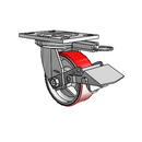 6.05209.941.7 BRK1 MTG52 Colson Swivel Caster