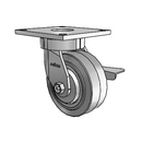 6.05289.459 MTG4 BRK3 TG1 Colson Kingpinless Swivel Caster