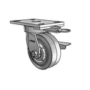 6.05289.459 MTG62 BRK3 Colson Kingpinless Swivel Caster