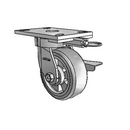 6.05289.4E1 MTG62 BRK3 Colson Kingpinless Swivel Caster