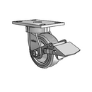 6.05289.4E9 BRK1 TG1 Colson Kingpinless Swivel Caster