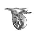 6.05289.4F9 MTG64 Colson Kingpinless Swivel Caster
