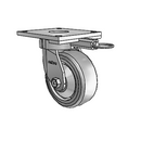6.05289.4F9 MTG64 TG1 Colson Kingpinless Swivel Caster
