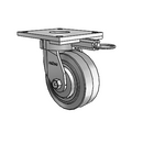 6.05289.4P5 MTG64 TG1 Colson Kingpinless Swivel Caster