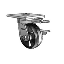 6.05289.531 MTG64 BRK3 Colson Kingpinless Swivel Caster