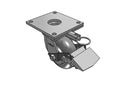 6.05289.5P5 MTG64 BRK1 TG2 Colson Kingpinless Caster