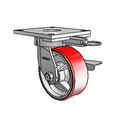 6.05289.941.7 MTG64 BRK3 Colson Kingpinless Swivel Caster