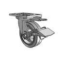 6.06209.455 BRK1 MTG62 Colson Swivel Caster